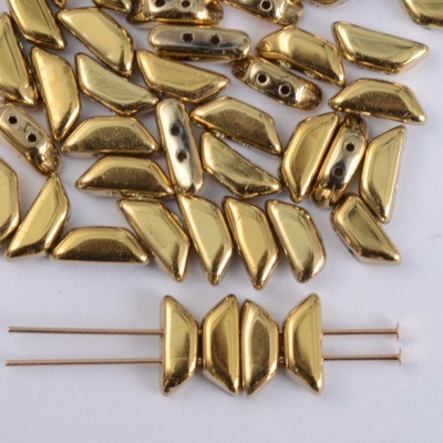 Tinos Gold Crystal Amber Full 00030-26440 Czech Glass Bead x 5g